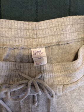 stars above Heather Gray Drawstring Sweatpants